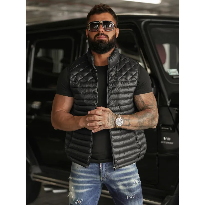 Vīriešu melna veste Kanor Vestes