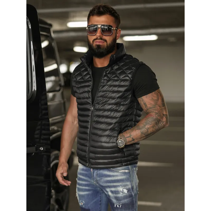Vīriešu melna veste Kanor Vestes