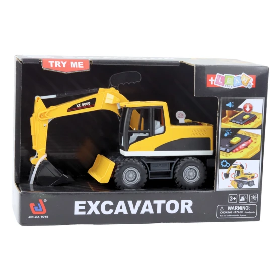 Buldozera ekskavators ar gaismas un skaņas efektiem Būvniecība un lauksaimniecība