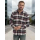 Vīriešu bordo krāsas rūtains krekls Marino Krekli
