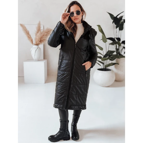 Sieviešu garā jaka Orvit melnā krāsā Sieviešu jakas