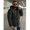 Vīriešu melna ziemas jaka Lorenzo JS/57M7503/392