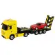 Mercedes-Benz R/C traktors 1:26 Dzeltens Sarkans Radio vadāmās rotaļlietas
