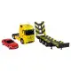 Mercedes-Benz R/C traktors 1:26 Dzeltens Sarkans Radio vadāmās rotaļlietas