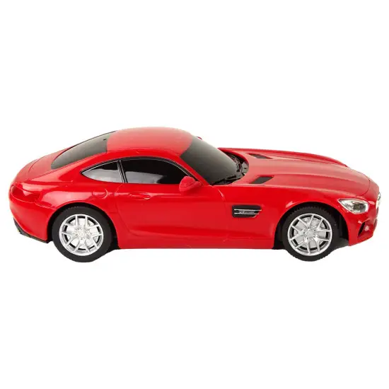 Mercedes-Benz R/C traktors 1:26 Dzeltens Sarkans Radio vadāmās rotaļlietas