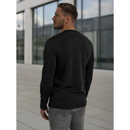 Vīriešu melns T-krekls Rojo Džemperi