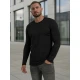 Vīriešu melns T-krekls Rojo Džemperi