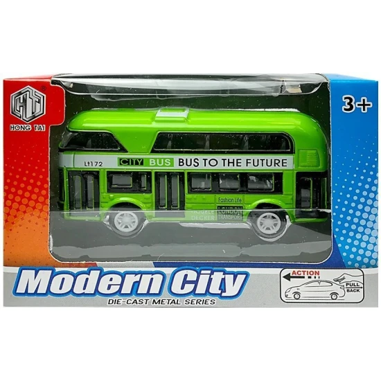 Divstāvu autobuss ar spriedzes piedziņu Autobusi