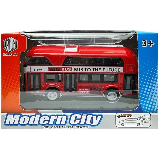 Divstāvu autobuss ar spriedzes piedziņu Autobusi