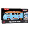 Retro autobuss ar gaismas un skaņas efektiem Autobusi