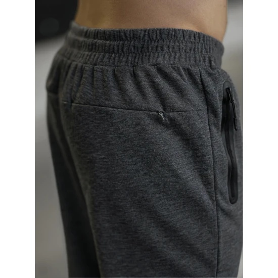 Vīriešu tumši pelēkas bikses Run Bikses
