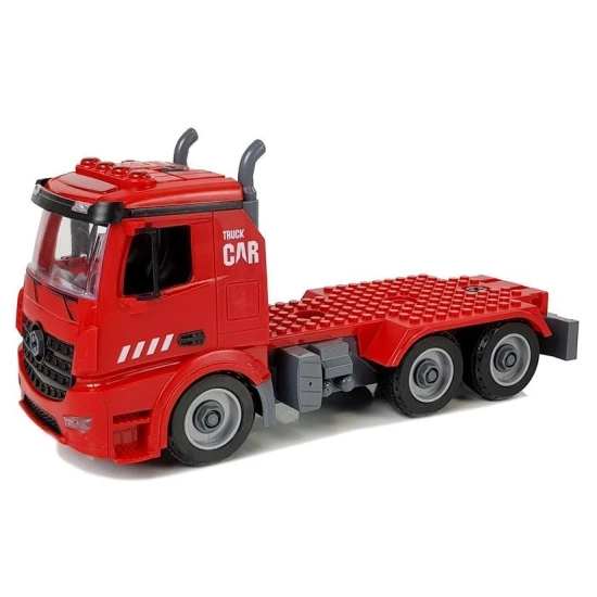 2-in-1 ugunsdzēsēju mašīnas DIY komplekts Uzņēmuma automašīnas