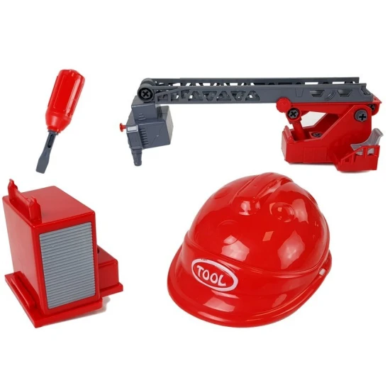 2-in-1 ugunsdzēsēju mašīnas DIY komplekts Uzņēmuma automašīnas