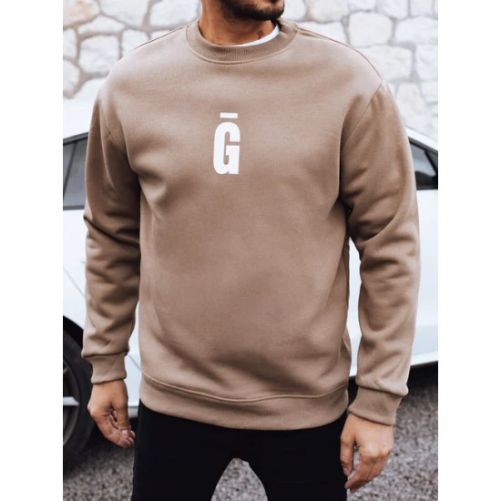 Vīriešu brūngans džemperis Gala Džemperi ar uzrakstiem