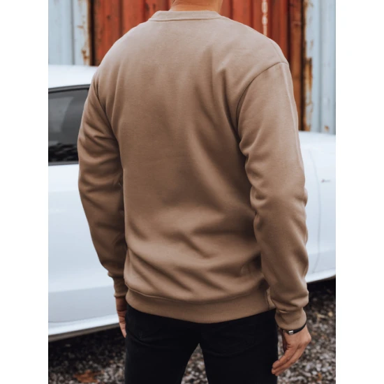 Vīriešu brūnais džemperis Medrialife Džemperi bez kapuciņiem