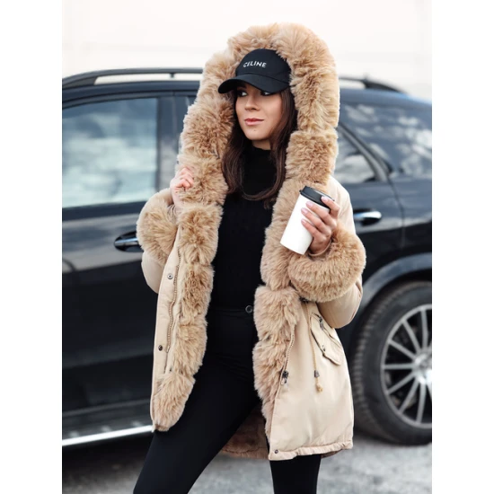 Sieviešu brūna jaka Gibon Sieviešu jakas