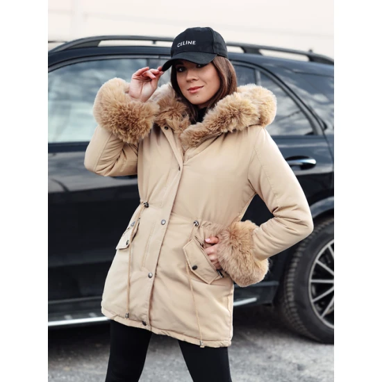 Sieviešu brūna jaka Gibon Sieviešu jakas