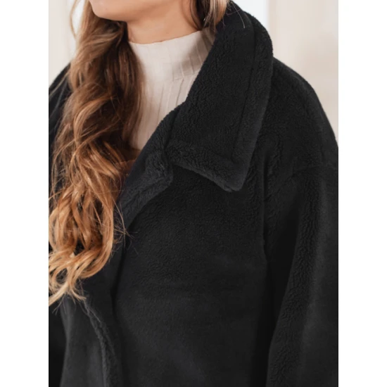 Sieviešu garais melns ziemas mētelis Fabio Sieviešu jakas