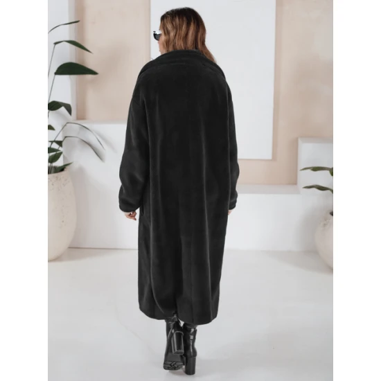 Sieviešu garais melns ziemas mētelis Fabio Sieviešu jakas