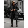 Vīriešu melna ziemas jaka Bruno JS/19M1290/392