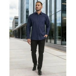 Vīriešu tumši zils krekls Royal