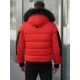 Vīriešu sarkana ziemas jaka Vitor O/M798Z
