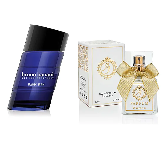 AJ Deluxe Nr222 Bruno Banani iedvesmotās smaržas - Magic Man 100 ml AJ Deluxe vīriešiem French Perfumes