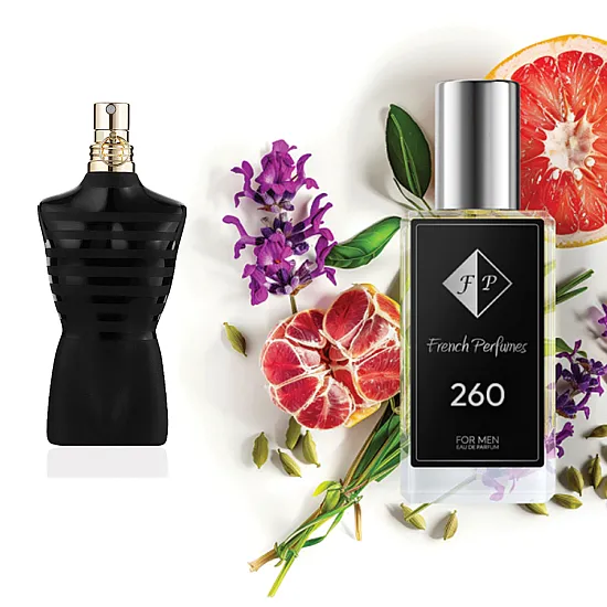 No260 smaržas iedvesmojušās no Jean Paul Gaultier Le Male Le Parfum 2021 33 ml FP Vīrieši French Perfumes