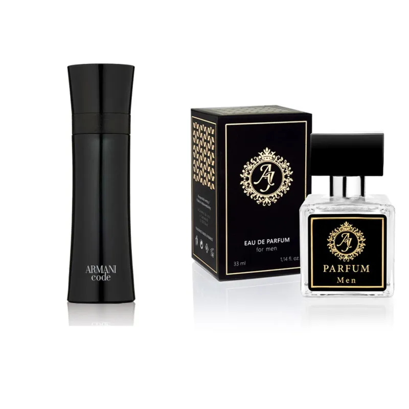 AJ Deluxe Nr266 smaržas, iedvesmotas no Armani - Black Code 50 ml AJ Deluxe vīriešiem French Perfumes