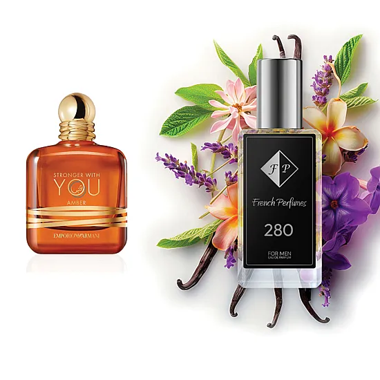 Nr280 smaržas, ko iedvesmoja Armani - Stronger With You Amber 33 ml