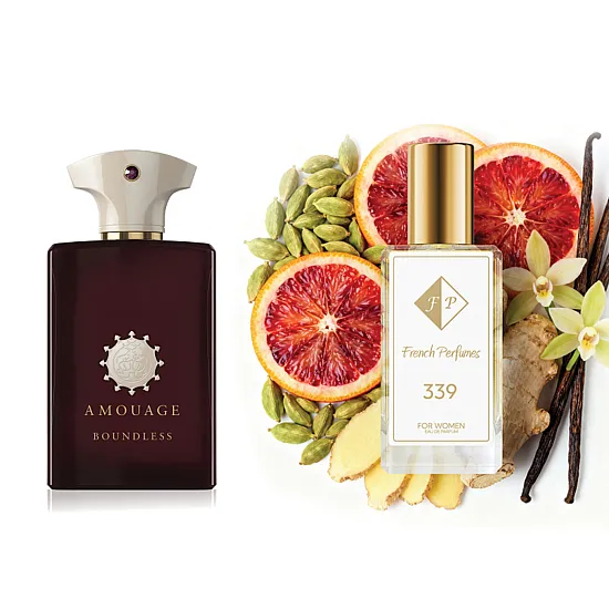 No339 smaržas, ko iedvesmoja Amouage Boundless Edp (Unisex) 60 ml FP Unisex French Perfumes