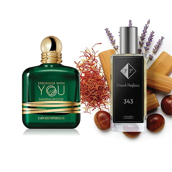No343 smaržas, ko iedvesmojis Armāns - Stronger With You Sandalwood 104 ml EDP