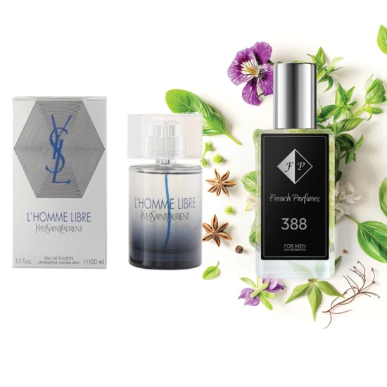 Nr388 smaržas, ko iedvesmojis YSL - L'Homme Libre 2 ml