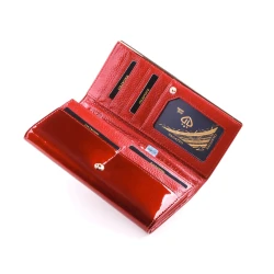 Sieviešu sarkans naudas maks Elen