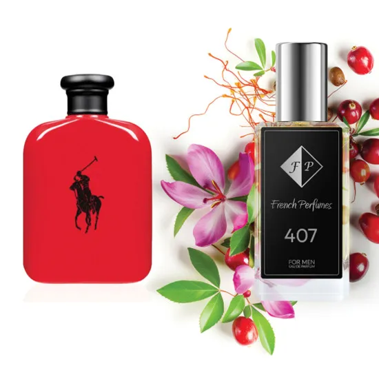 Nr407 Ralph Lauren iedvesmotās smaržas - Polo Red 60 ml