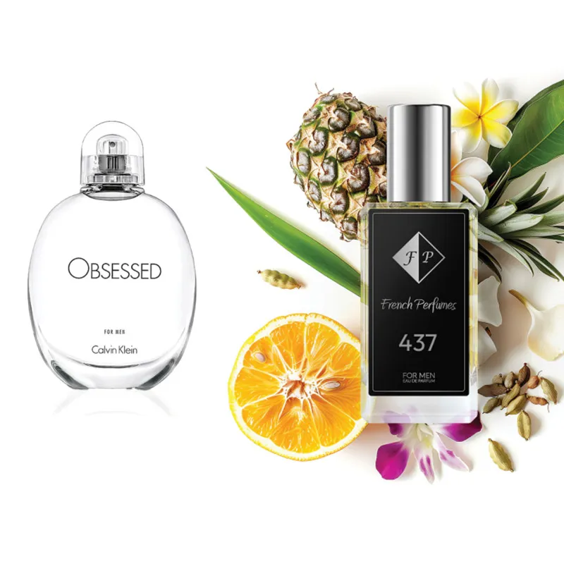 No437 smaržas iedvesmojis Calvin Klein - Obsessed vīriešiem 2 ml