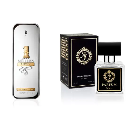 AJ Deluxe Nr458 smaržas, ko iedvesmojis Paco Rabanne - 1 Million Lucky 33 ml AJ Deluxe vīriešiem French Perfumes