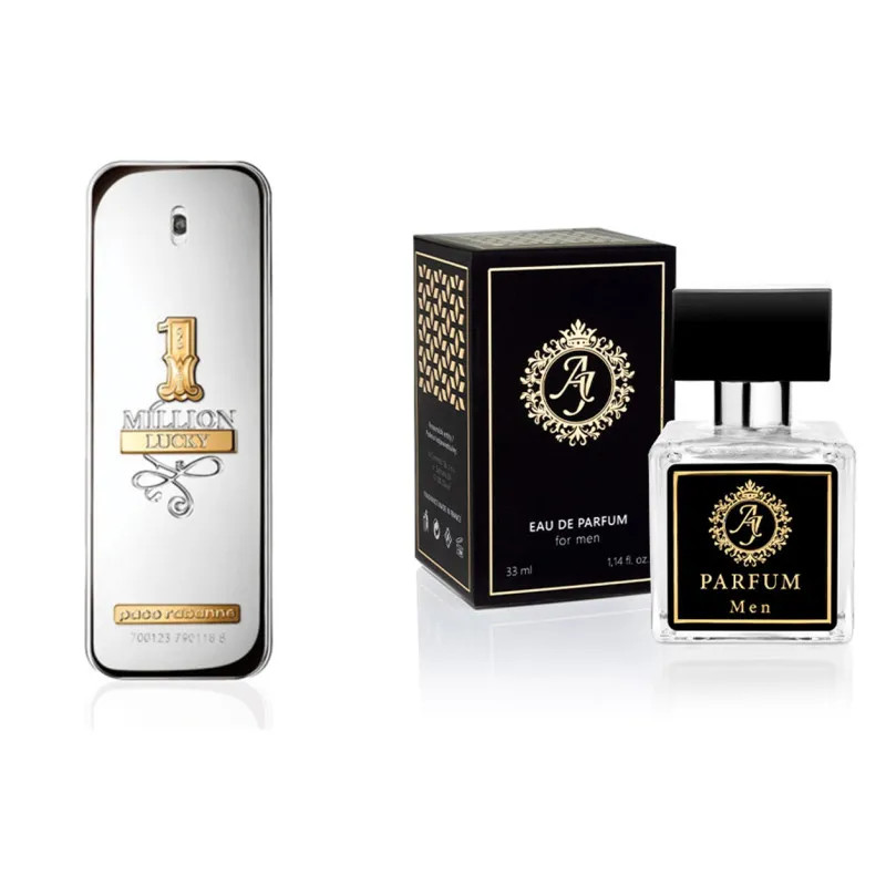 AJ Deluxe Nr458 smaržas, ko iedvesmojis Paco Rabanne - 1 Million Lucky 33 ml AJ Deluxe vīriešiem French Perfumes