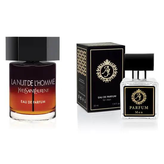 AJ Deluxe Nr481 smaržas, ko iedvesmojis Yves Saint Laurent - La Nuit Del'Homme EDP 2019 100 ml AJ Deluxe vīriešiem French Perfumes