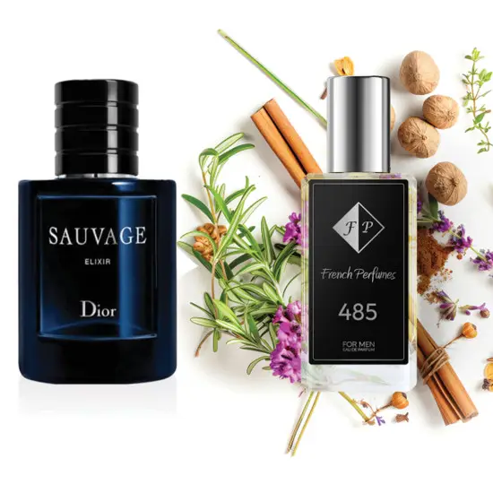 No485 smaržas, ko iedvesmojis Dior - Sauvage Elixir 2 ml