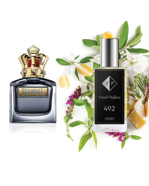Smaržas Nr. 492, iedvesmotas no Jean Paul Gaultier - Scandal Pour Homme, 104 ml