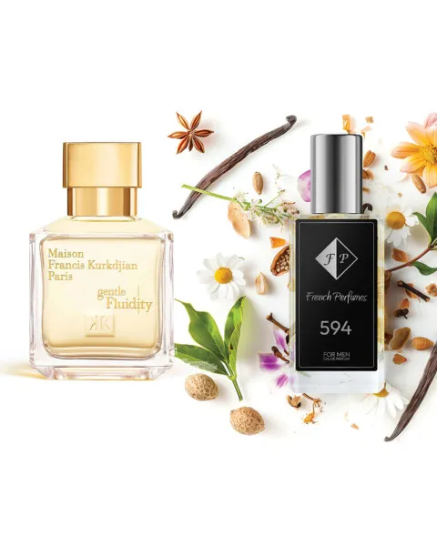 Smaržas Nr. 594, iedvesmotas no Maison Francis Kurkdjian - Gentle Fluidity Gold (UNISEX), 33 ml