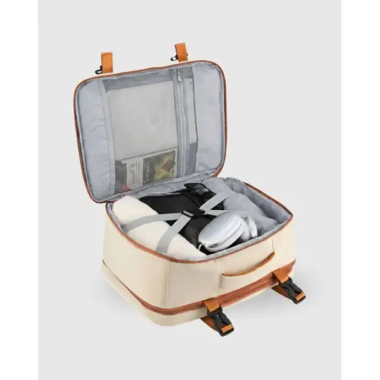 Brūngana ceļojuma mugursoma lidmašīnai „Travel“
