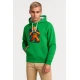Zaļš džemperis ar kapuci Ingvers cepums