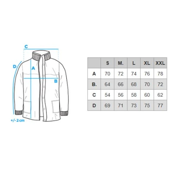 Vīriešu tumši zila Blake ziemas jaka