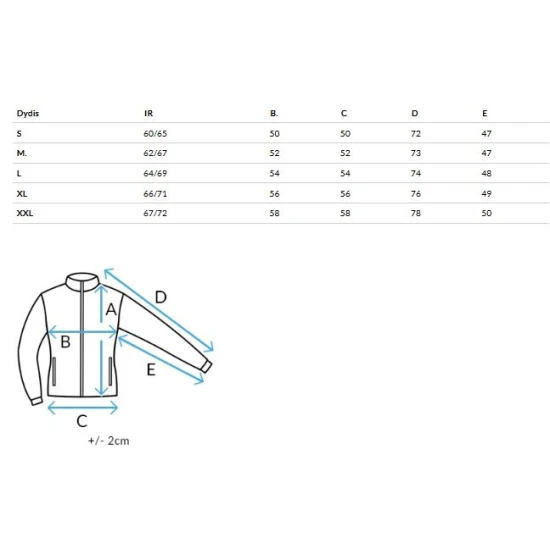 Sieviešu stepēta brūna jaka Moli Sieviešu jakas