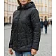 Melna stepēta jaka Jen Sieviešu jakas