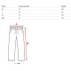Vīriešu sarkanas ikdienas bikses Even Gadījuma bikses