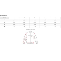 Pārejas pelēka jaka Mond