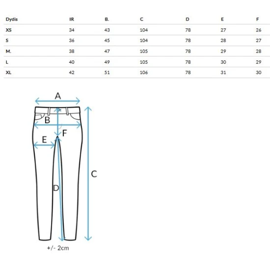 Sieviešu zilie džinsi Emi Džinsi un džogeri